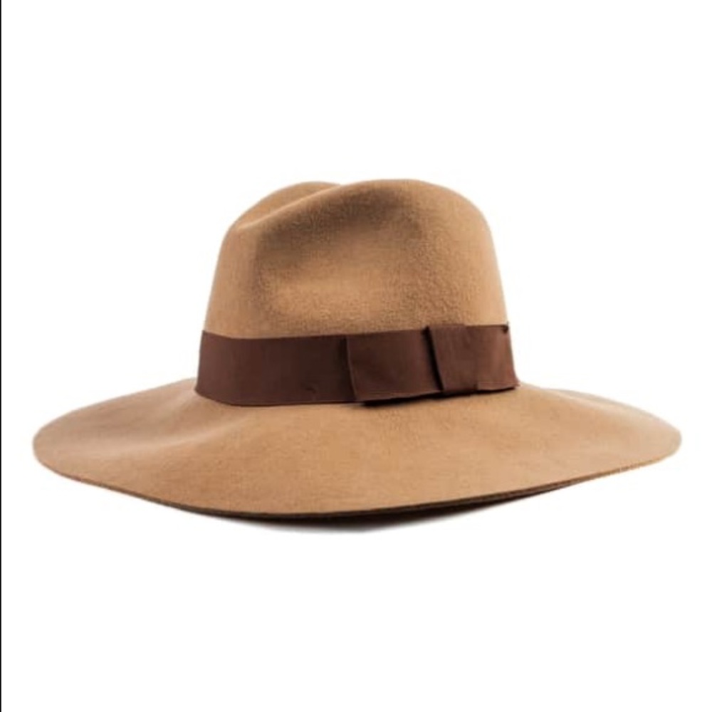 Brixton Wool Floppy Piper Hat Size XS in Tan